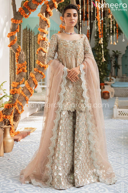 Short wedding 2024 dresses pakistani