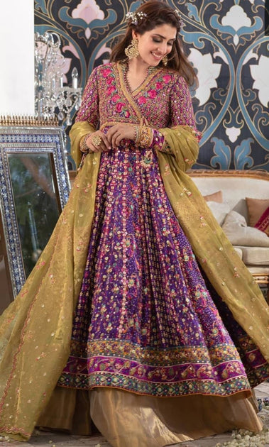 Anarkali lehenga outlet style