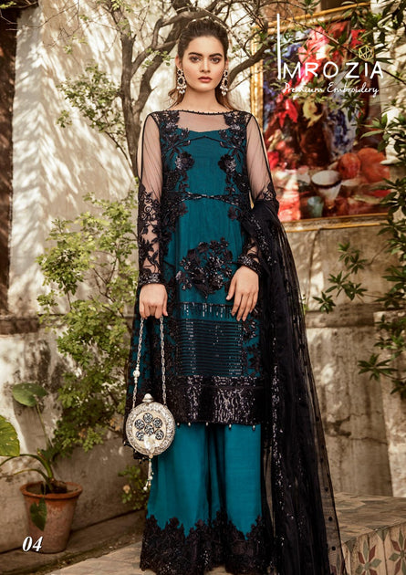 Black fancy hotsell dress pakistani