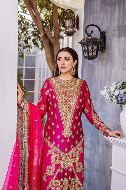 Buy Rose pink Dress by Nazmina at Best Price In Pakistan