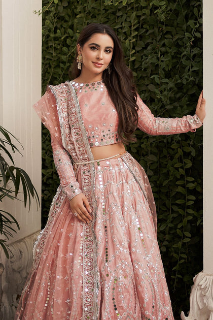 Lehenga choli pink best sale