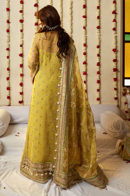 Mehndi sales yellow dress