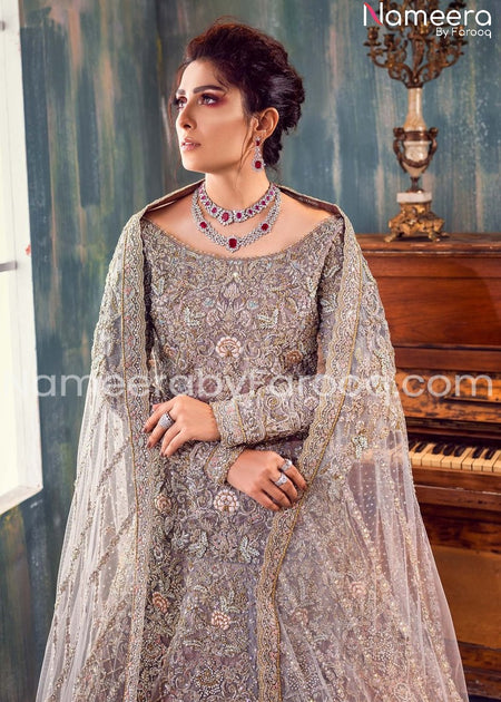 Buy Pakistani Bridal Walima Maxi For Wedding Online 2021 – Nameera By 