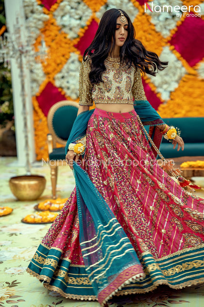 Lehenga design 2019 pakistani for clearance mehndi