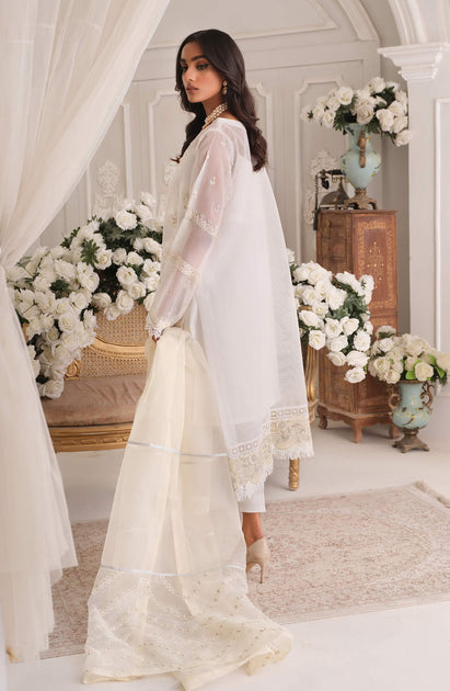 Plain white pakistani clearance suit