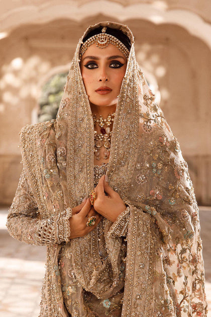 Wedding lehenga 2024 with hijab