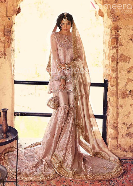 Sharara incredible bridal dress