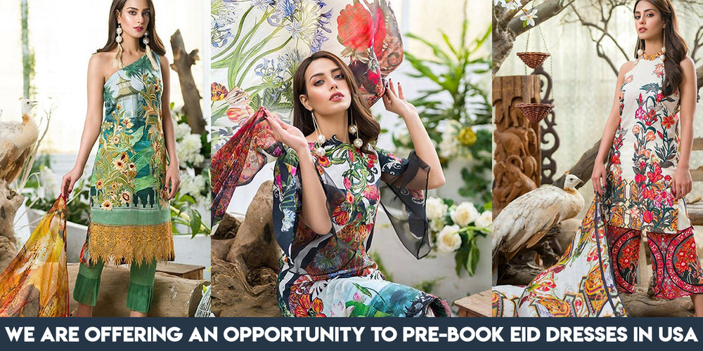 Offering an Opportunity to Pre-Book Eid Dresses in USA – Nameera by Farooq