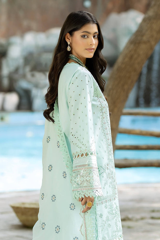 Aquamarine  Pakistani Salwar Kameez Shade in Salwar Suit