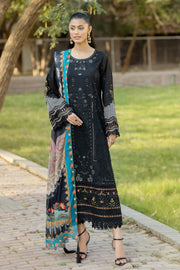 Black Shade Embroidered Pakistani Salwar Kameez Dupatta Suit