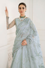 Blue Lehenga Choli and Dupatta Pakistani Party Dress