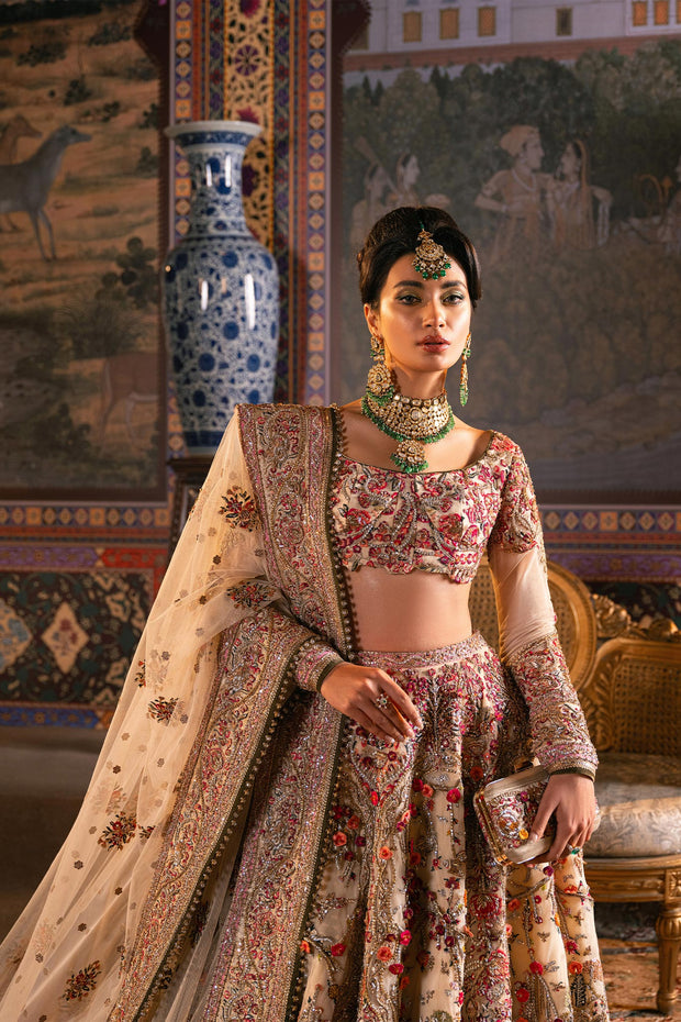 Bridal Lehenga Choli Pakistani Dress in Net