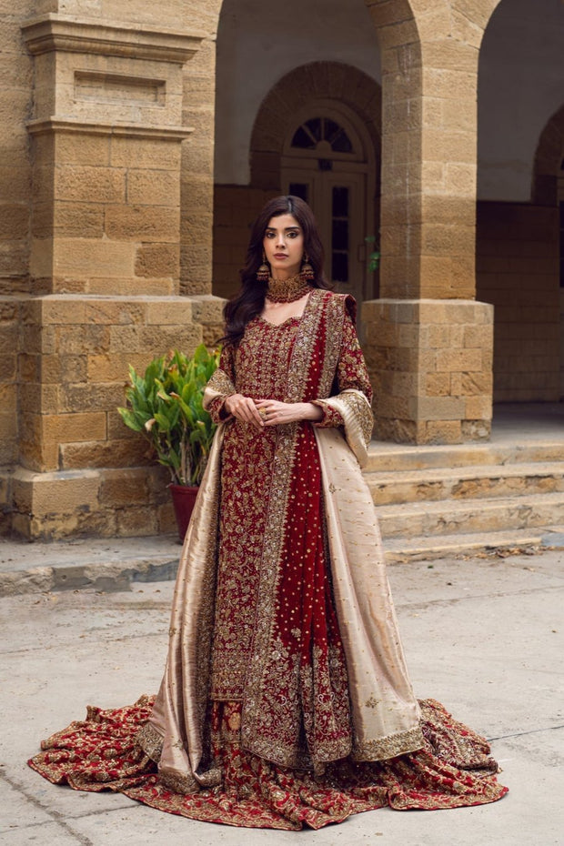 Bridal Lehenga and Kameez Pakistani Wedding Dress