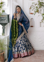 Bridal Wedding Dress in Lehenga Choli Dupatta Style