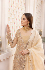 Buy Heavily Embellished Pakistani Golden Kameez Trousers Wedding Dress 2023