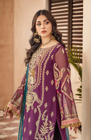 Buy Purple Heavily Embellished Pakistani Kameez Trousers Wedding Dress 2023