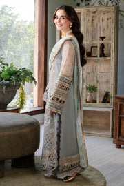 Celeste Blue Pakistani Salwar Kameez Dupatta Embroidered Suit