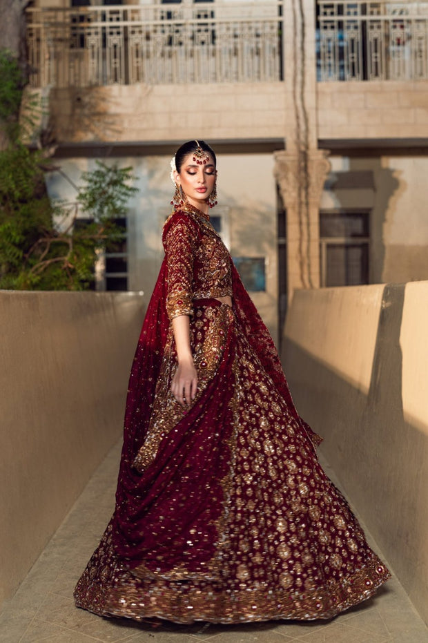 Choli Lehenga Dupatta Pakistani Bridal Dress