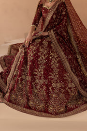 Choli Lehenga and Dupatta Pakistani Bridal Dress