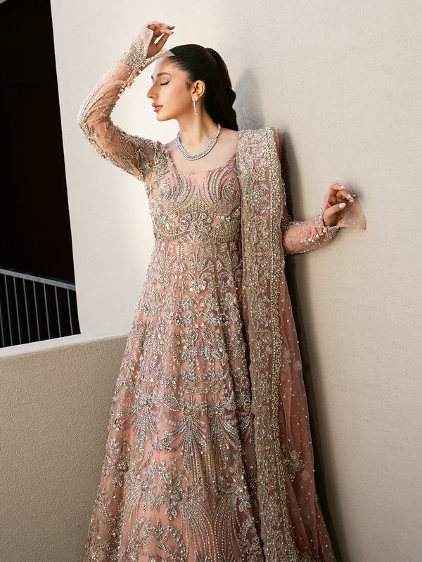 Classic Blush Pink Lehenga Pakistani Bridal Dress in Oakland