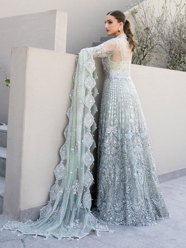 Classic Open Gown Dupatta Pakistani Wedding Dress in Fremont