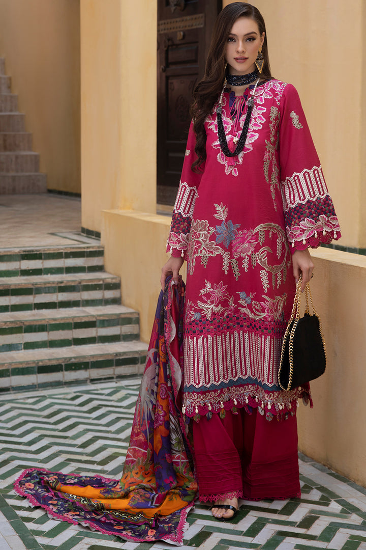Classic Shocking Pink Embroidered Pakistani Salwar Kameez – Nameera by ...