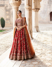 Elegant Bridal Lehenga Choli Dupatta Royal Dress for Wedding