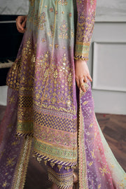 Elegant Embroidered Chiffon Kameez Trouser Pakistani Party Wear