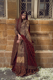 Elegant Farshi Bridal Lehenga Kameez Pakistani Wedding Dress