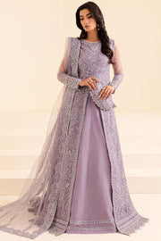 Elegant Lilac Shade Embroidered Pakistani Wedding Wear Pishwas