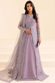 Elegant Lilac Shade Pakistani Wedding Wear Gown Pishwas