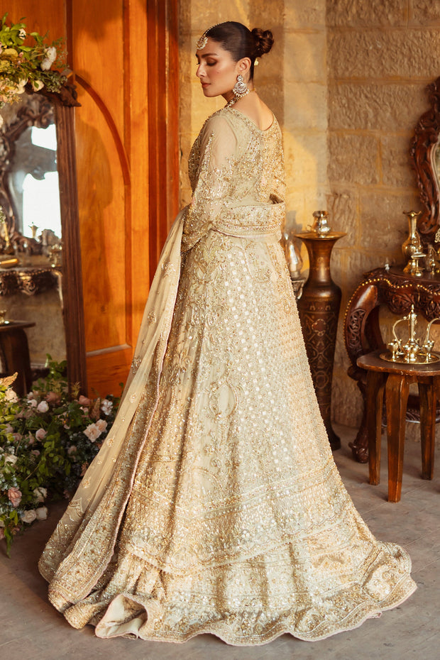 Elegant Pakistani Bridal Dress in Lehenga Choli Jacket Style