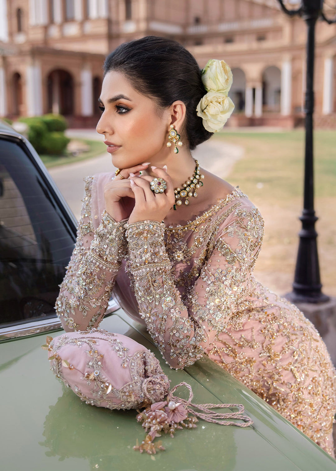 Pakistani wedding sharara best sale