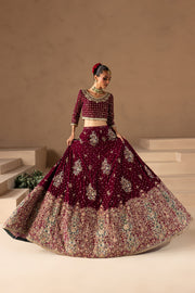 Embellished Choli Lehenga Dupatta Style Pakistani Bridal Dress