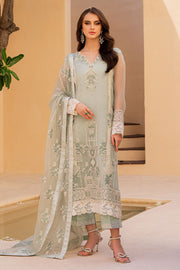 Embellished Kameez Trouser Blue Pakistani Wedding Dress