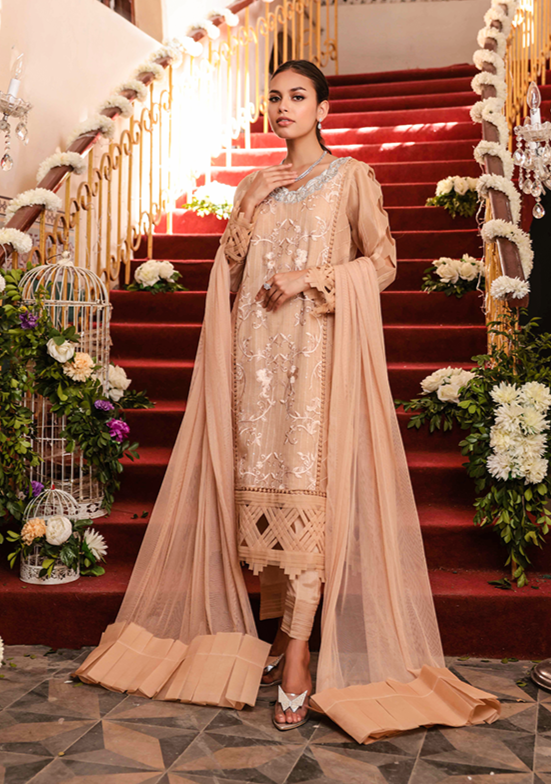 Embellished Kameez Trouser Pakistani Wedding Dress Online