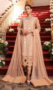 Embellished Kameez Trouser Pakistani Wedding Dress