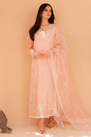 Embellished Kameez Trouser Pink Pakistani Wedding Dress