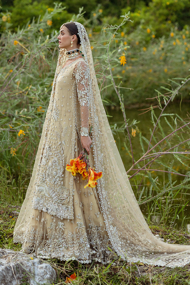 Embellished Kameez and Lehenga Pakistani Bridal Outfit