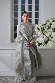 Embellished Kameez and Sharara Pakistani Wedding Dress