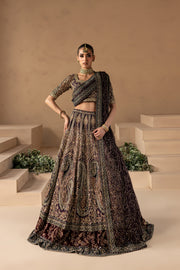 Embellished Lehenga and Choli Pakistani Bridal Dress