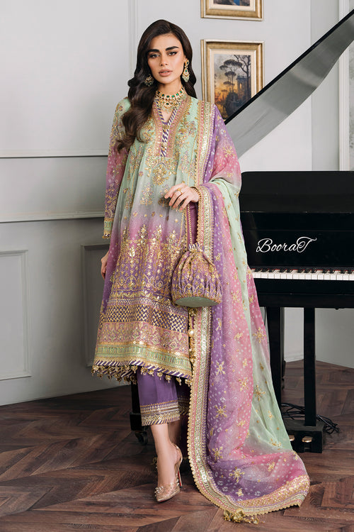 Embroidered Chiffon Kameez Pakistani Party Wear