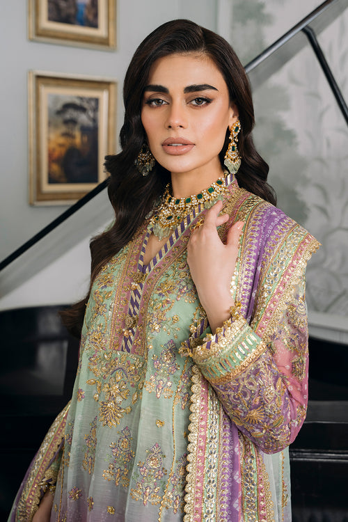 Embroidered Chiffon Kameez Trouser Pakistani Party Dress