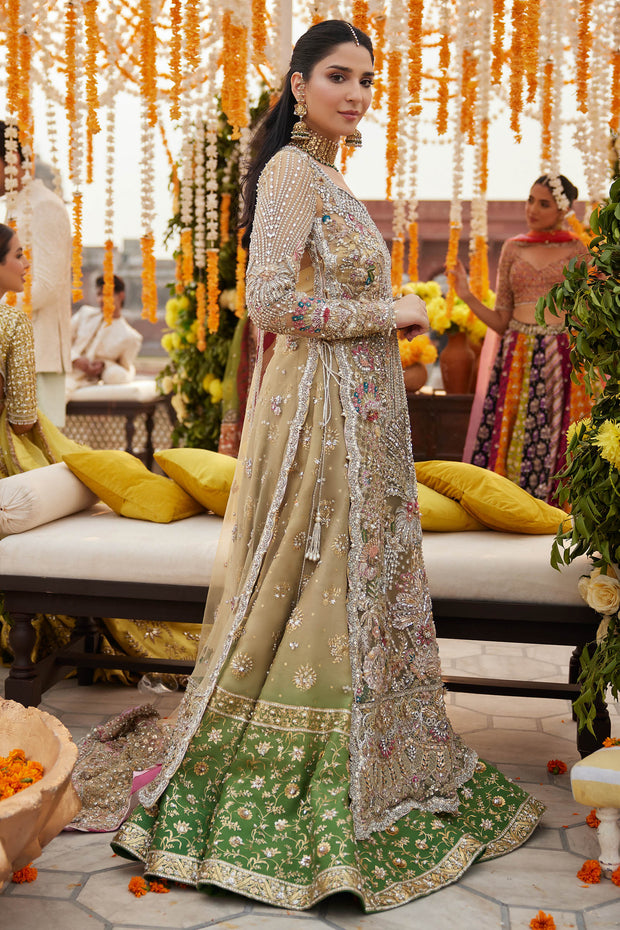 Farah Talib Embellished Pakistani Wedding Dress