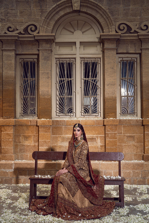 Farshi Bridal Lehenga Kameez Pakistani Wedding Dress