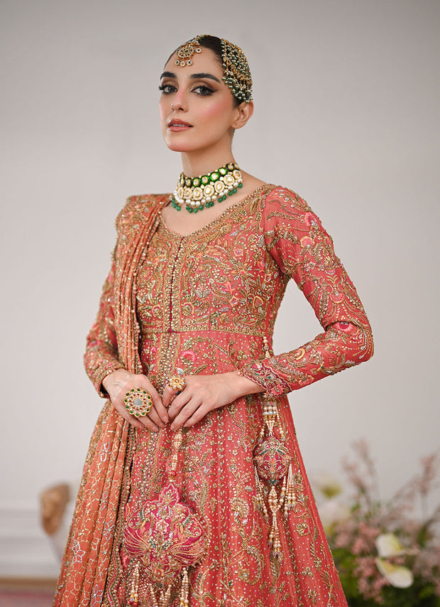 Farshi Lehenga Kameez Pakistani Bridal Dress