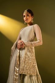 Gharara Kameez Embellished Pakistani Wedding Dress Online