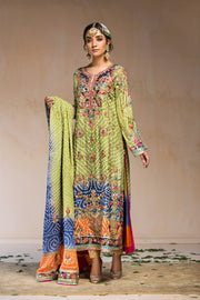 Green Silk Salwar Kameez Pakistani Wedding Dresses