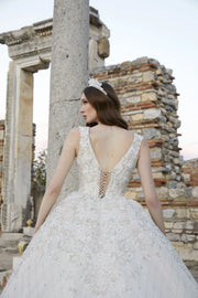 Heavily Embellished Bridal Gown Wedding Dress