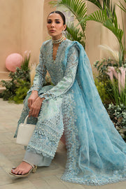 Ice Blue Embellished Gown Pakistani Party Dress